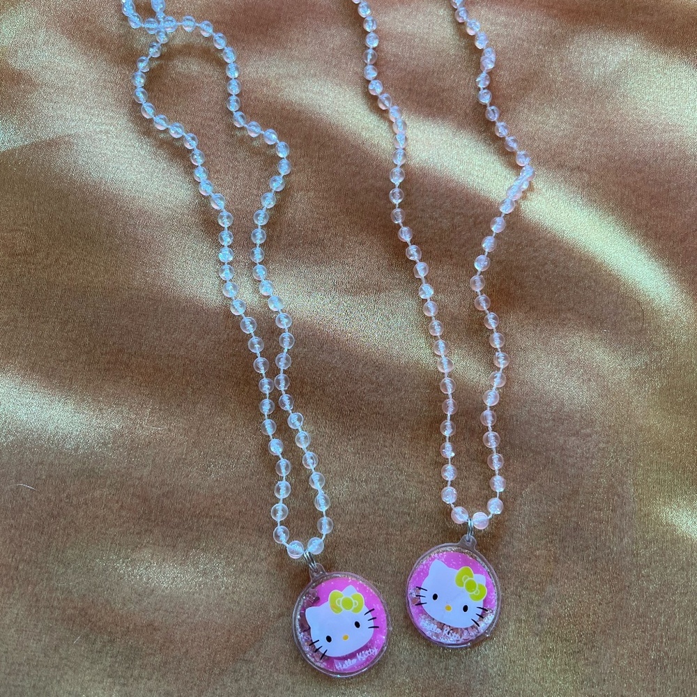 Vintage Hello Kitty Sparkle Necklace Bundle